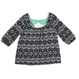 2/$20 NWOT Rue21 black and white blouse w bow
size Small Top